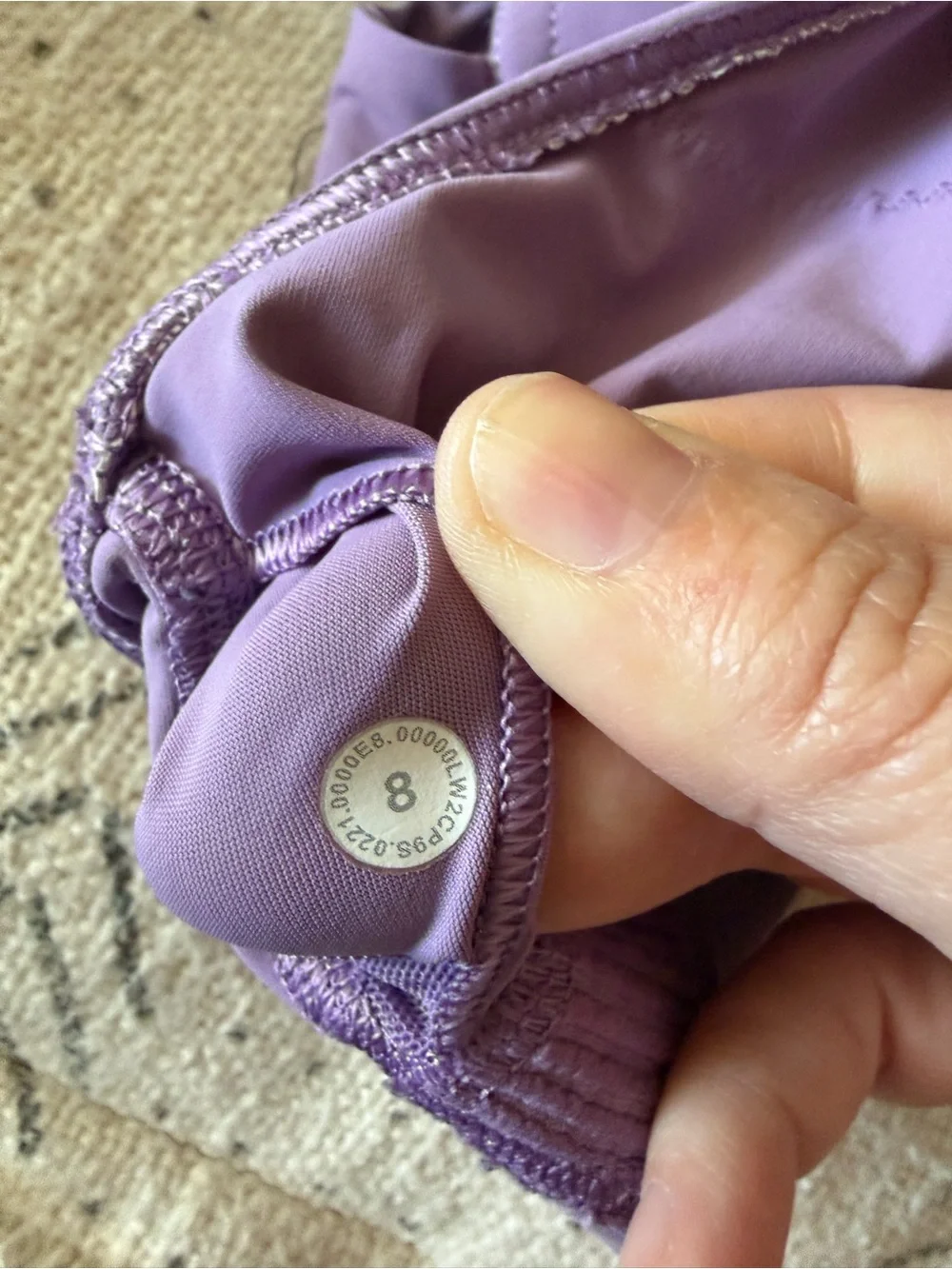 Lululemon Strong Front Sports Bra Medium Support 8 B/C Cup Purple